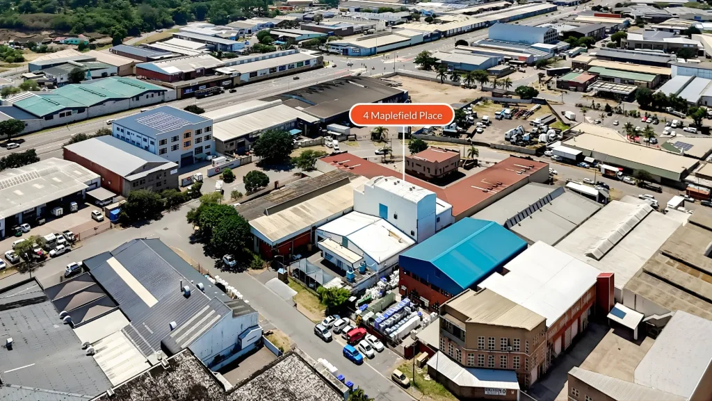 High-Power 1,250 Amp Industrial Facility on Auction: 4 Maplefield Pl, Umgeni Business Park, Durban