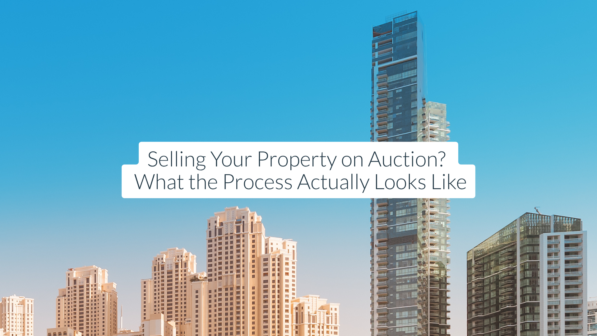 Selling Your Property on Auction